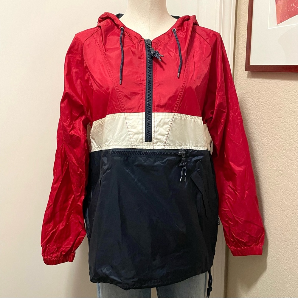 GAP Red White Blue Windbreaker Size S/M